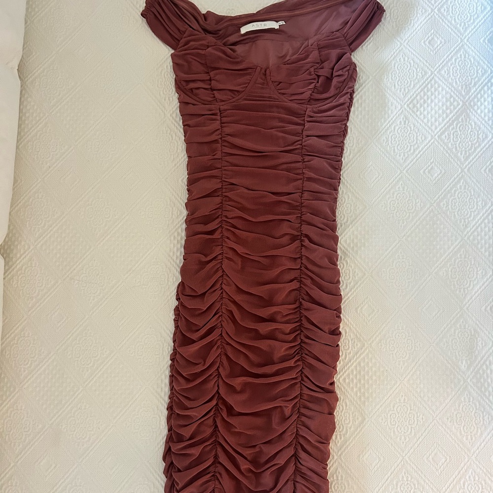 Astr The Label Bradbury Ruched Dress
